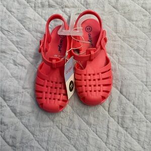 Cat & Jack Bright Coral Kids Sandals